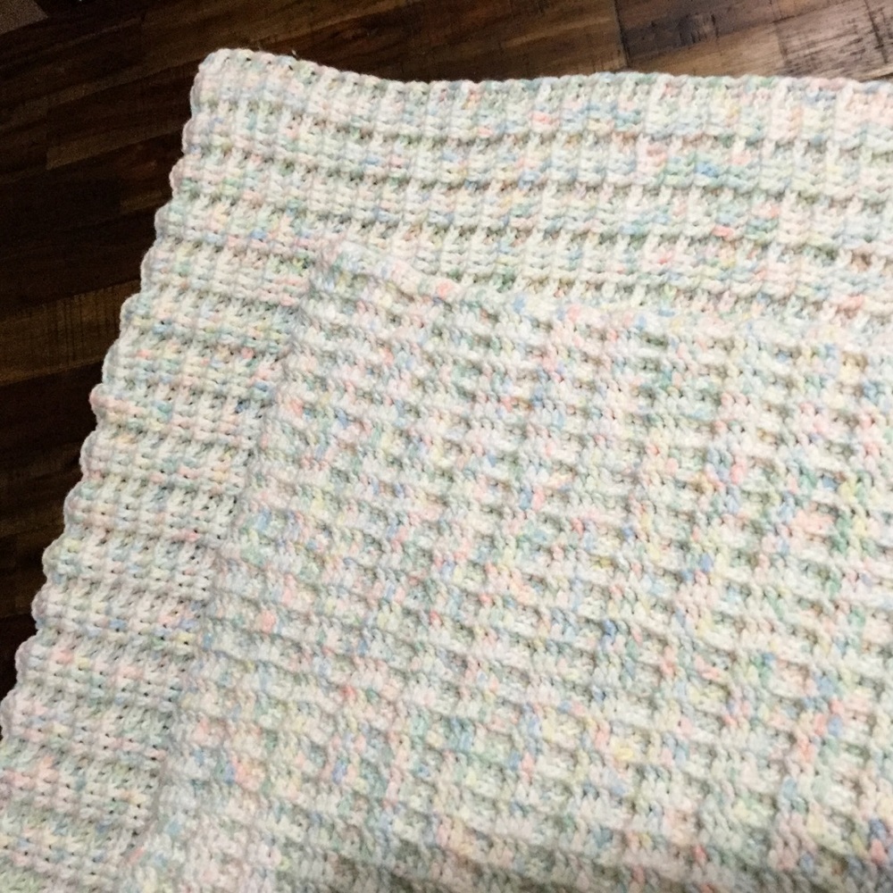 Handmade Baby Blanket Heavyweight multicolored